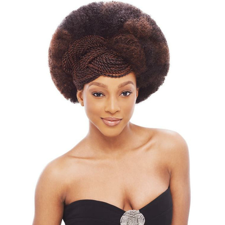 Janet Collection 2X Afro Kinky Bulk Crochet Braid 24"