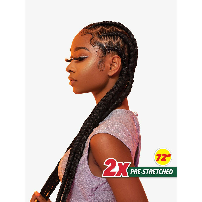 Sensationnel African Collection X-Pression 2X Pre-Stretched Braid 72" (Qty. 50)