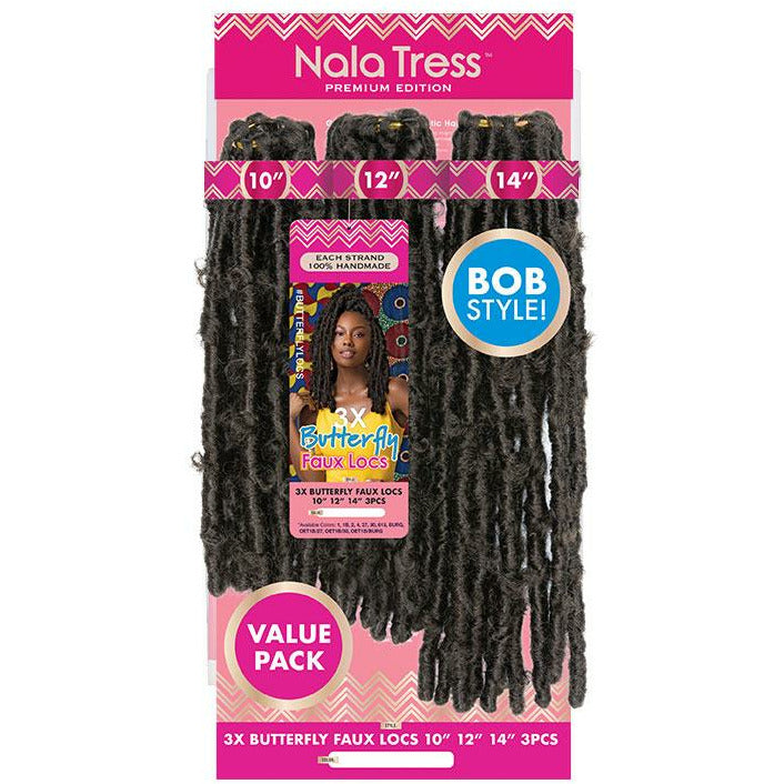 Janet Collection Nala Tress 3X Butterfly Locs 10" 12" 14"