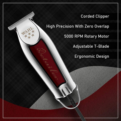 Wahl Professional 5 Star Series Detailer T-Wide Blade Corded Trimmer