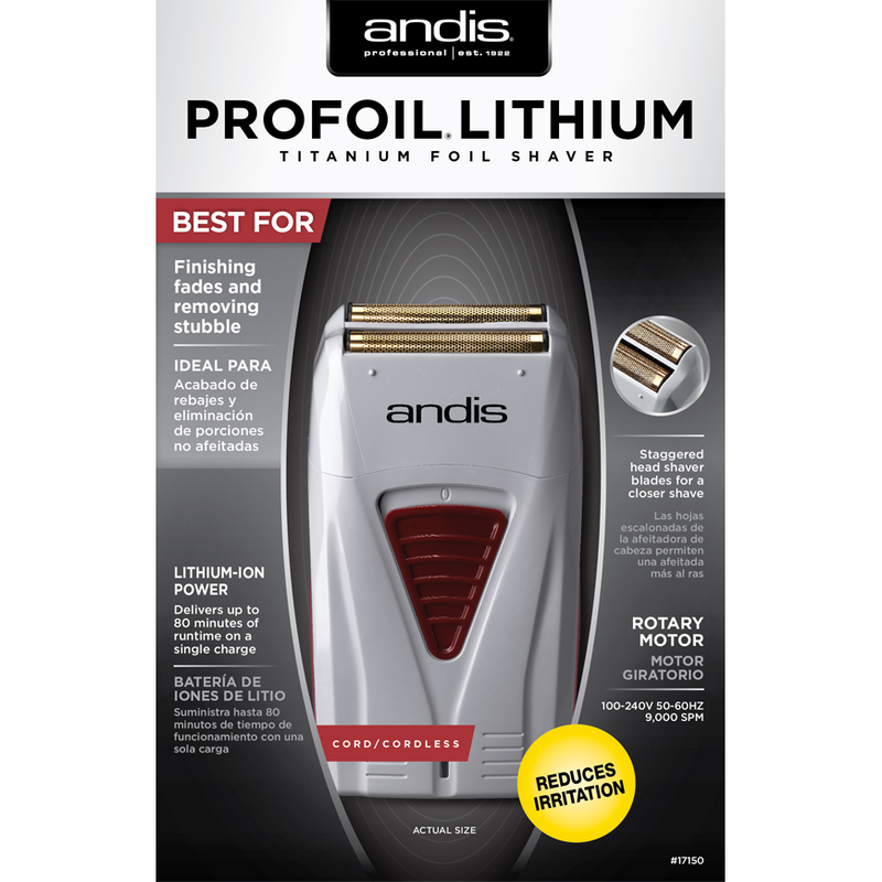 Andis Professional Profoil Lithium Titanium Foil Shaver