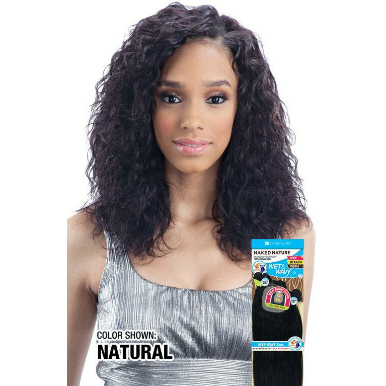 Shake-N-Go Naked Nature Brazilian Virgin Remy Loose Curl Bundle 100% Human Hair