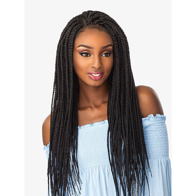 Cloud 9 Multi Parting Swiss Lace Wig - 4X4 Lace Parting - Box Braid Large