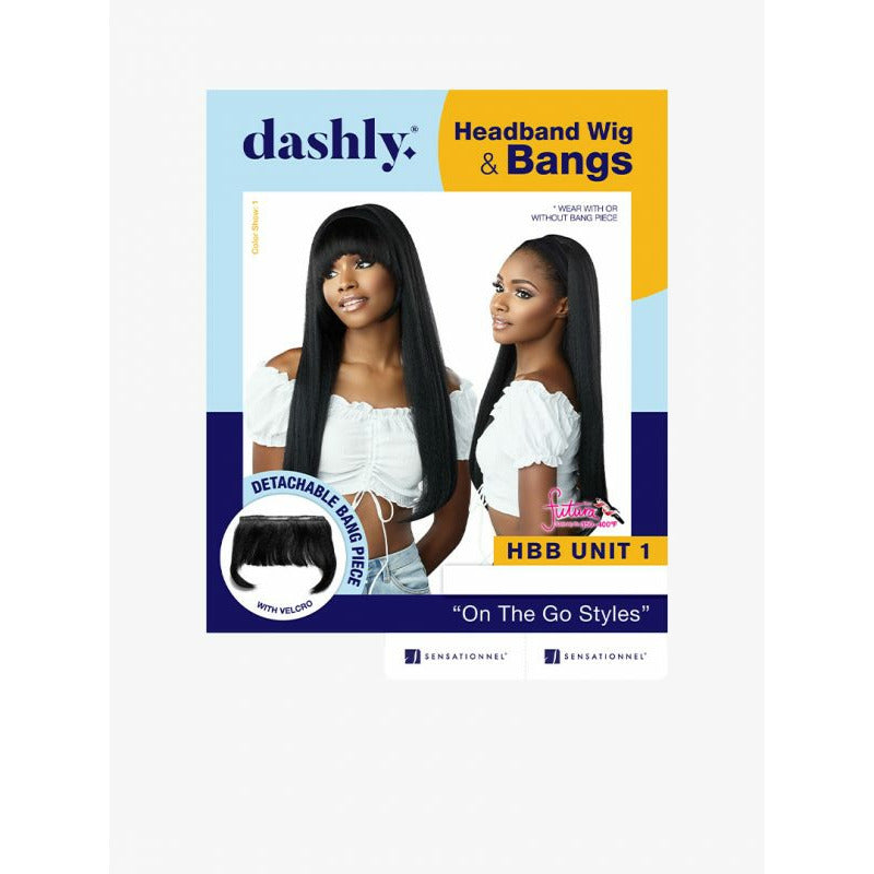 Sensationnel Dashly Headband Wig & Bangs - HBB Unit 1