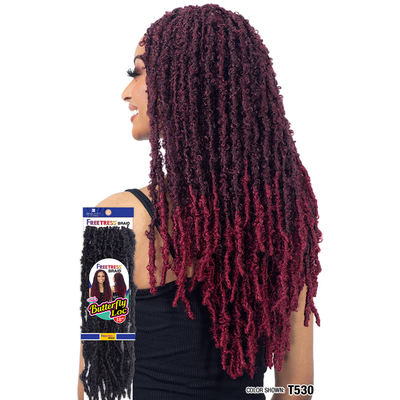 Shake-N-Go Freetress Butterfly Loc Crochet Braiding Hair 18"