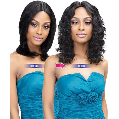 Janet Collection Luscious 100% Natural Virgin Remy Indian Lace Front Wig - Nova