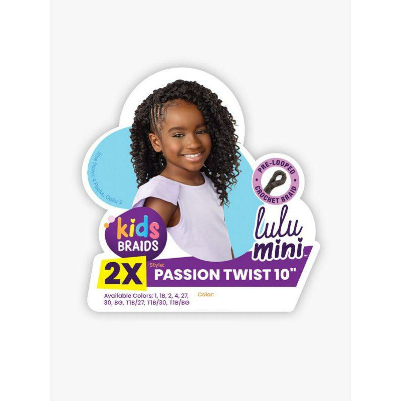 Sensationnel 2X Lulu Mini Passion Twist Kids Braid 10"