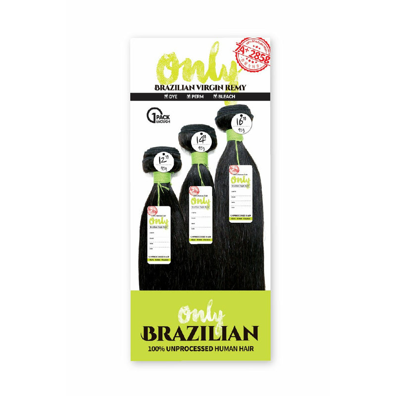 Zury AA+ 100% Unprocessed Only Brazilian Virgin Remy Bundle Hair
