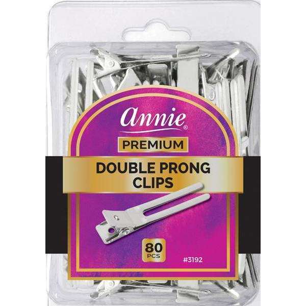 Annie Premium Double Prong Clips (80 Pcs)