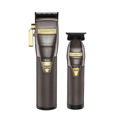 Babyliss Pro Limited Collection Gunmetal Clipper And Trimmer Set