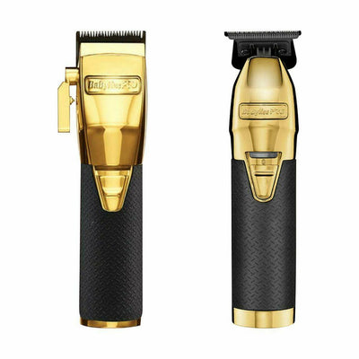 BaByliss PRO Combo - GOLDFX BOOST+ Clipper FX870GBP & Trimmer FXF787GBP