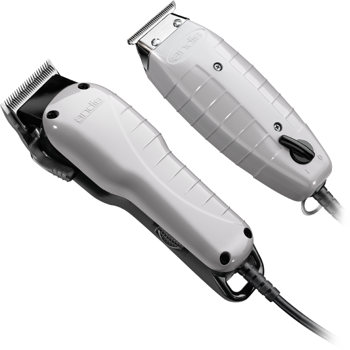 Andis Professional Barber Adjustable Blade Clipper & Corded Trimmer Combo