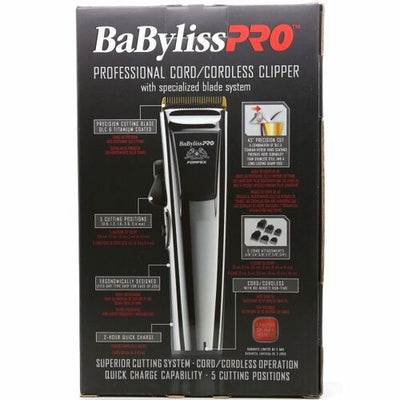 BaBylissPRO Professional J2 Forfex Cord/Cordless Clipper
