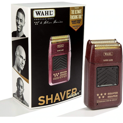 Wahl Professional 5 Star Series Bump-Free Gold Foil Cord/Cordless Shaver