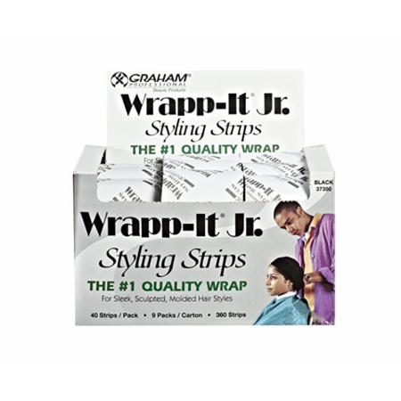 Graham Beauty Wrapp-It Jr. Styling Strips, 9 Packs (360 Strips)